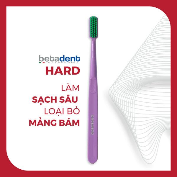 Bàn chải đánh răng BETADENT HARD TOOTHBRUSH
