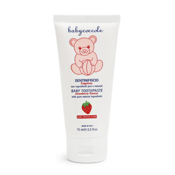 Kem đánh răng hương dâu tây BABYCOCCOLE BABY TOOTHPASTE STRAWBERRY FLAVOUR - Ảnh 2