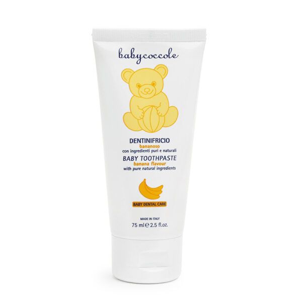 Kem đánh răng hương chuối BABYCOCCOLE BABY TOOTHPASTE BANANA FLAVOUR - Ảnh 2