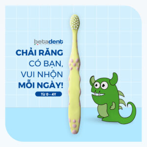 Bàn chải đánh răng BETADENT BABY 0-4 tuổi