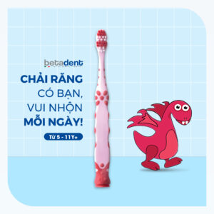 Bàn chải đánh răng BETADENT KIDS - JUNIOR 5-11Y