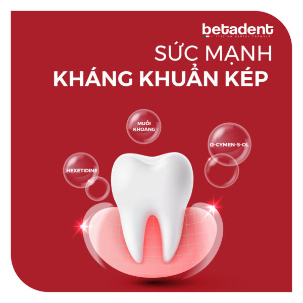 Kem đánh răng BETADENT GUMS hỗ trợ các vấn đề nướu lợi 100ml - Ảnh 4