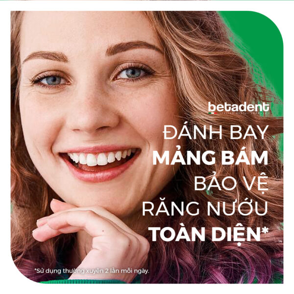 Kem đánh răng BETADENT TOTAL bảo vệ toàn diện, hỗ trợ ngăn ngừa sâu răng và mảng bám 100ml - Ảnh 3