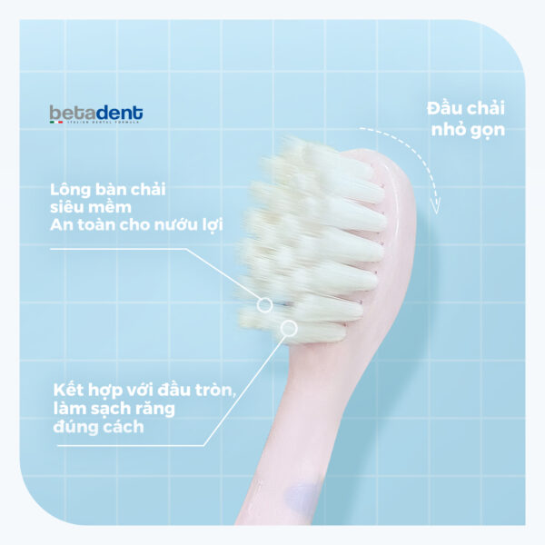 Bàn chải đánh răng BETADENT BABY 0-4 tuổi - Ảnh 4