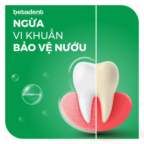 Kem đánh răng BETADENT TOTAL bảo vệ toàn diện, hỗ trợ ngăn ngừa sâu răng và mảng bám 100ml - Ảnh 5
