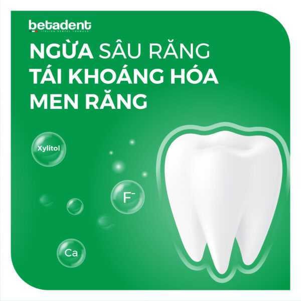 Kem đánh răng BETADENT TOTAL bảo vệ toàn diện, hỗ trợ ngăn ngừa sâu răng và mảng bám 100ml - Ảnh 6