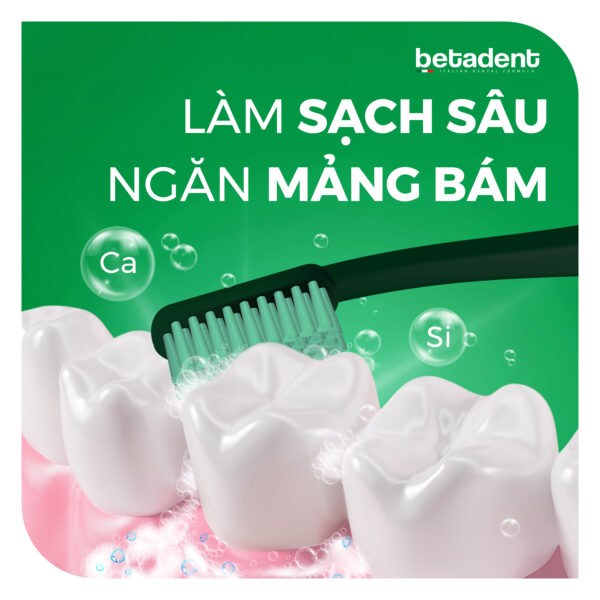 Kem đánh răng BETADENT TOTAL bảo vệ toàn diện, hỗ trợ ngăn ngừa sâu răng và mảng bám 100ml - Ảnh 4
