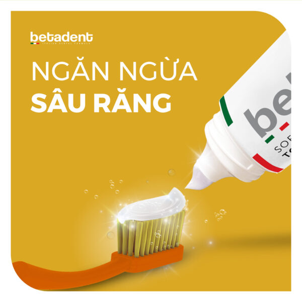 Kem đánh răng BETADENT SOFT cải thiện ê buốt và chắc khỏe nướu 100ml - Ảnh 7