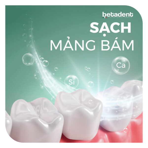 Kem đánh răng BETADENT NATURAL hỗ trợ ngừa mảng bám và hơi thở thơm mát 100ml - Ảnh 6