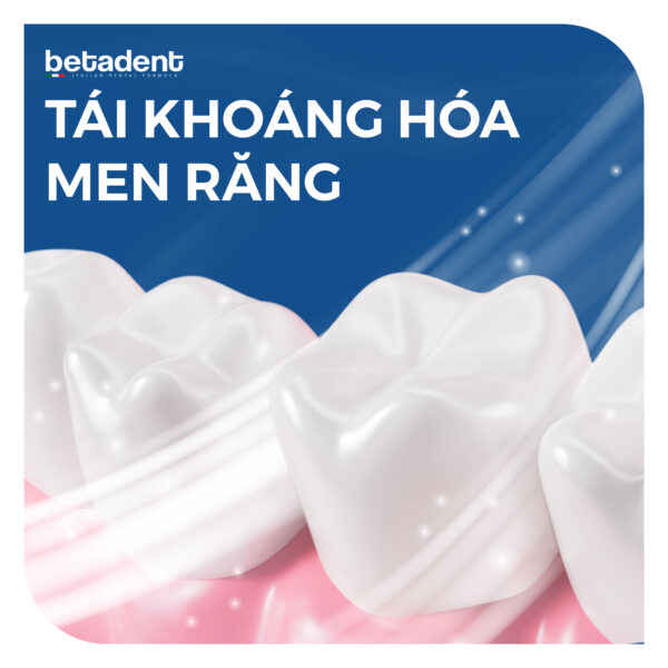Kem đánh răng BETADENT WHITE hỗ trợ làm trắng răng và hơi thở thơm mát 100ml - Ảnh 5