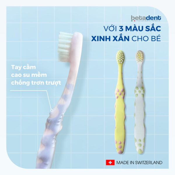 Bàn chải đánh răng BETADENT BABY 0-4 tuổi - Ảnh 6