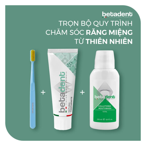 Kem đánh răng BETADENT NATURAL hỗ trợ ngừa mảng bám và hơi thở thơm mát 100ml - Ảnh 7