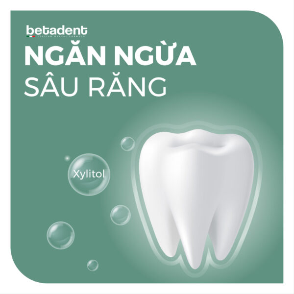 Kem đánh răng BETADENT NATURAL hỗ trợ ngừa mảng bám và hơi thở thơm mát 100ml - Ảnh 4