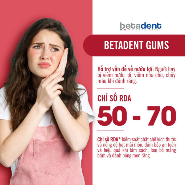 Nước súc miệng BETADENT CHLORHEXIDINE 0.2% hỗ trợ chăm sóc nướu lợi 250ml - Ảnh 9