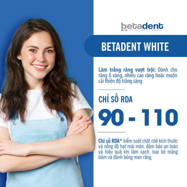 Kem đánh răng BETADENT WHITE hỗ trợ làm trắng răng và hơi thở thơm mát 100ml - Ảnh 11