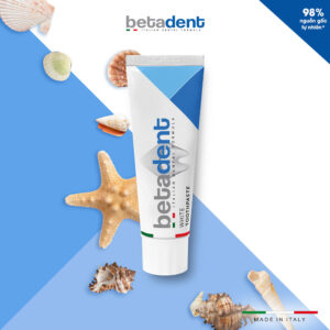 Kem đánh răng BETADENT WHITE hỗ trợ làm trắng răng và hơi thở thơm mát 100ml